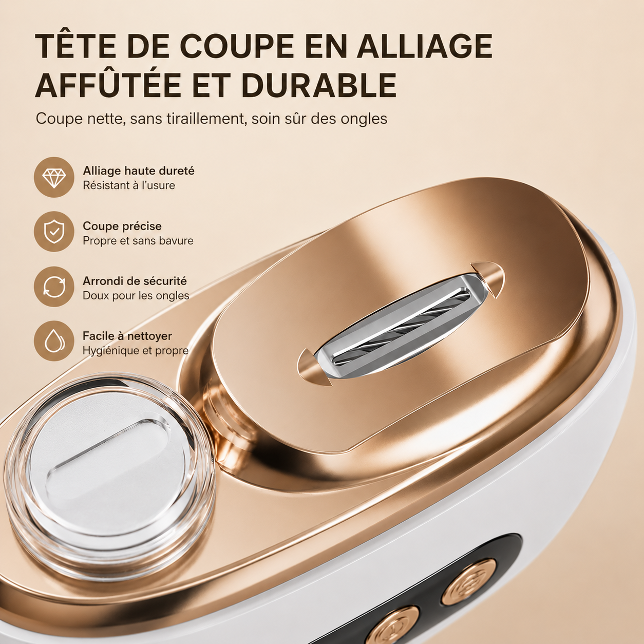 Coupe ongle électronique,rechargeables